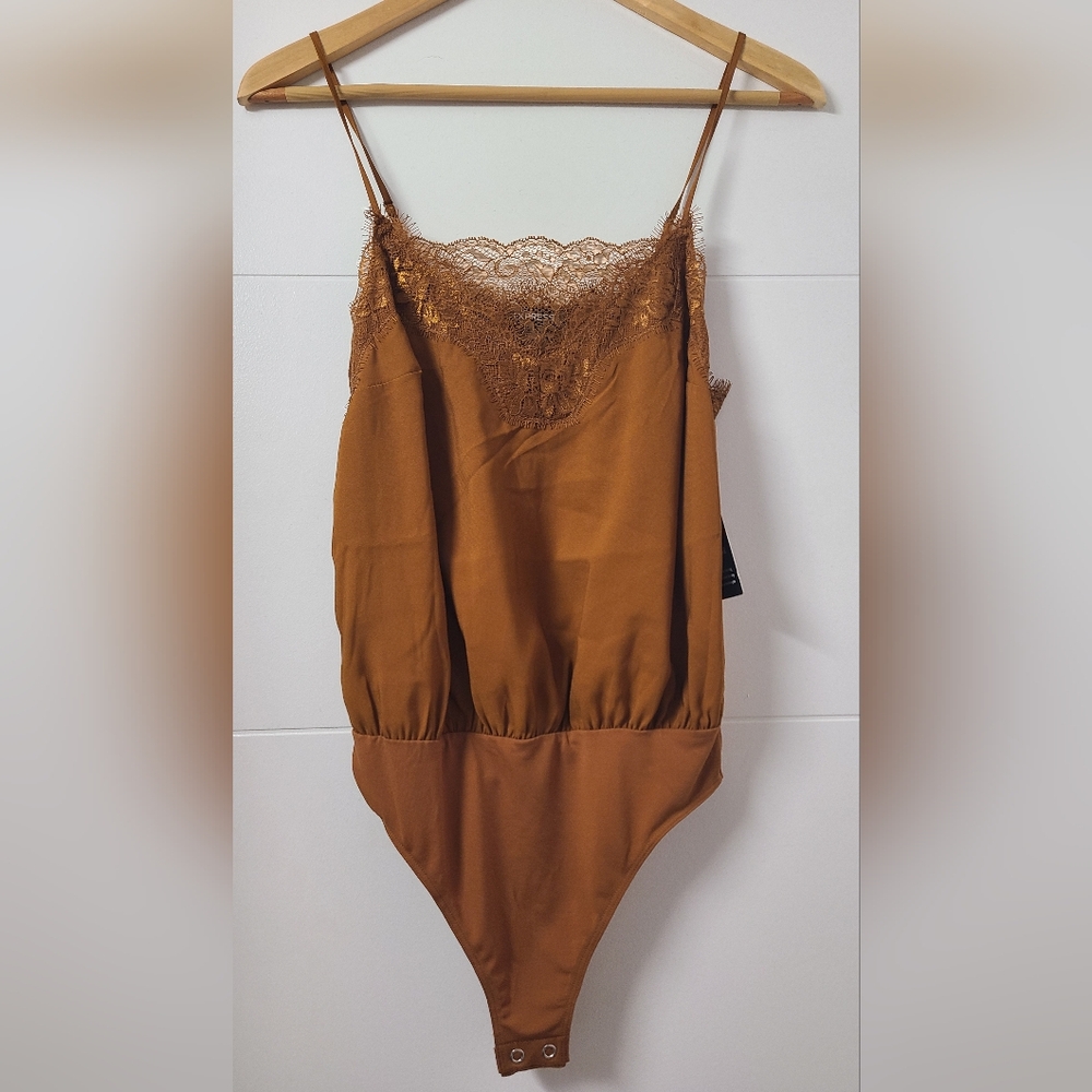 NWT Express Downtown Lace Cami Bodysuit